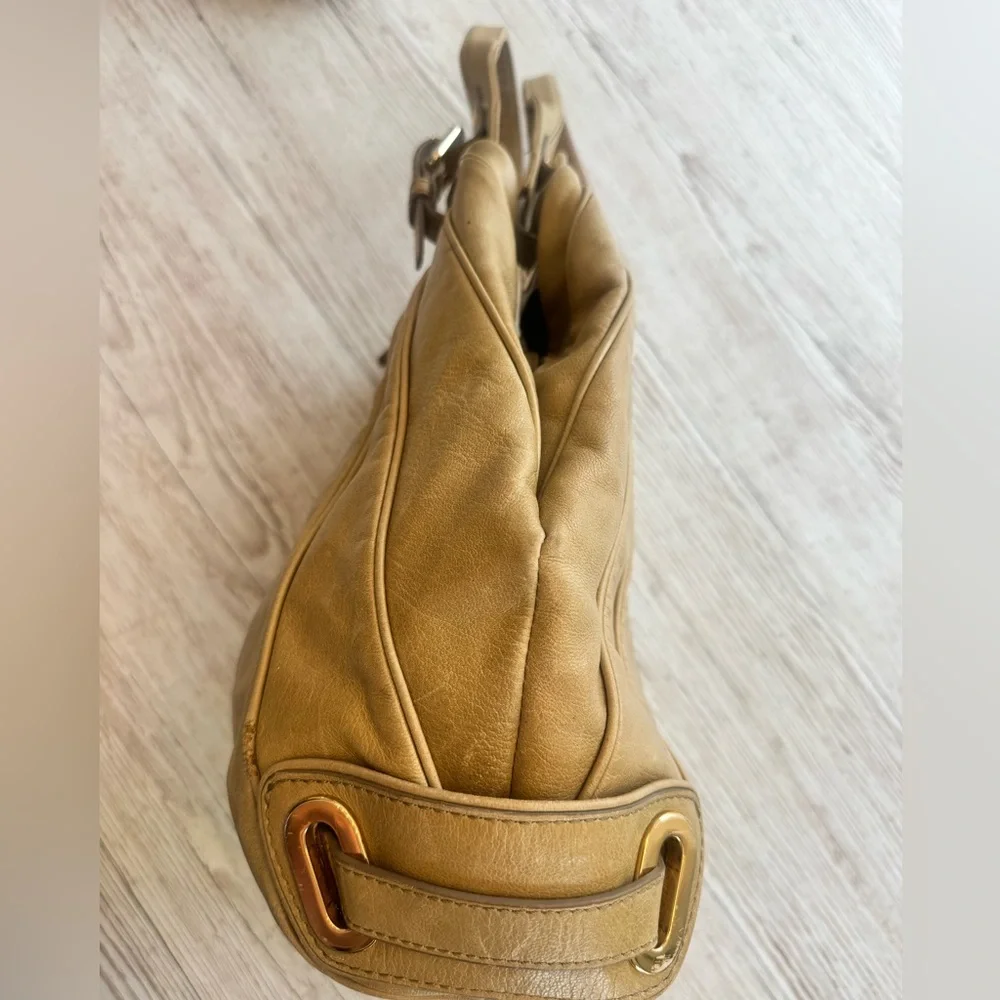Kooba Large Leather Hobo Shoulder Bag Purse